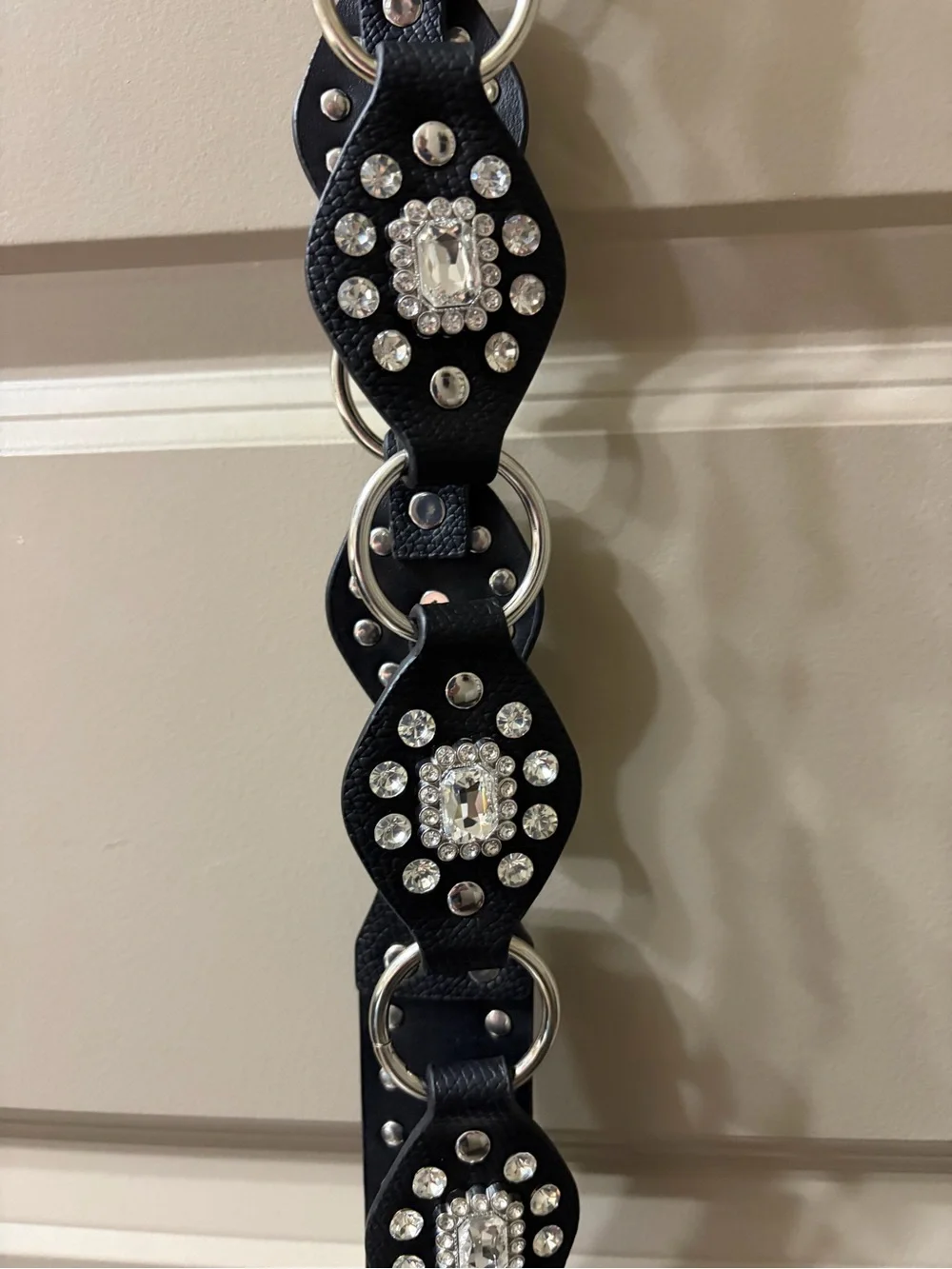 Torrid Rhinestone Western Denim Belt - Black